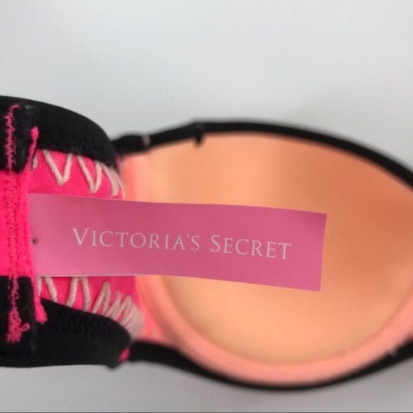 Victorias Secret Strapless Crochet Bikini Top 32DD - Picture 4 of 6